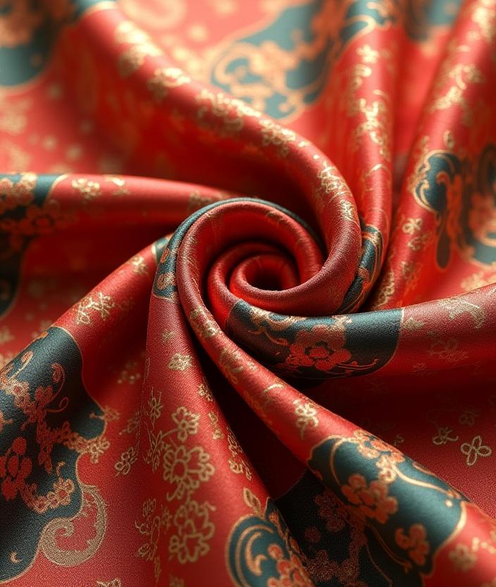 高級絹着物生地